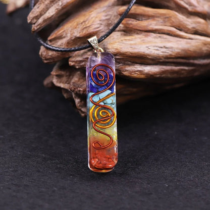 Rainbow Chakra Energy Necklace